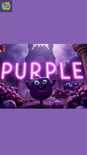 Purple Color for Kids 🟣 Learn Colors | Preschool Video