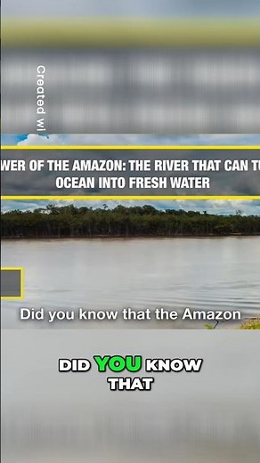 Amazon River's Incredible Power: Fresh Water in the Ocean!