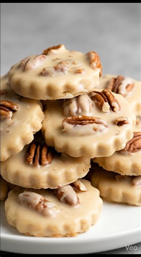 🍪 Vanilla Pecan Pralines | Creamy, buttery little bites that melt in your mouth 🤍 These vanilla pecan pralines taste like something you’d find wrapped in wax paper at an old-fashioned candy shop. Soft, creamy centers with just the right snap, studded with toasted pecans and kissed with warm vanilla — simple, nostalgic, and completely irresistible. They’re the kind of treat I love keeping in the fridge for a sweet little moment after dinner. No baking, no fuss — just smooth vanilla candy and cr