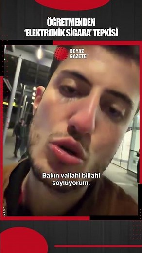 Öğretmenden 'elektronik sigara' tepkisi: