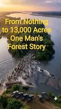 One Man Created 13,000 Acres Forest 😳🌳 | Unbelievable Story!