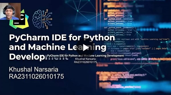 PyCharm for Python Machine Learning Development | Khushal Narsaria posted on the topic | LinkedIn