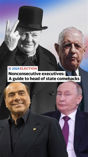 10K views · 51 reactions | If Donald Trump wins the 2024 election, he would be only the second U.S. president to win nonconsecutive terms. Globally, however, he would not be the first head of state to get a second chance. | Yahoo News | Facebook