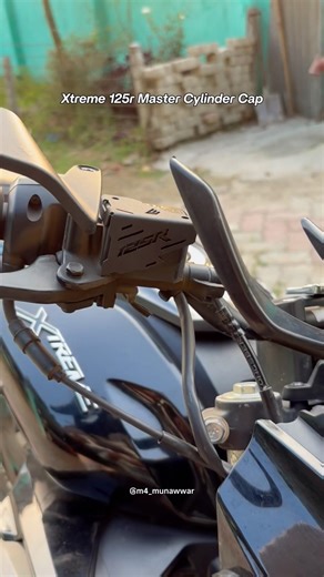 Xtreme 125r Master Cylinder Cover | Xtreme 125r Disc Cap Cover #shortsfeed #xtreme125r #automobile