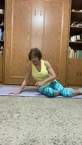 Doing the clam shell. This works both upper body and lower body. In this workout we did 15 on each side 3 times. | Fit with Carol Stines | Facebook