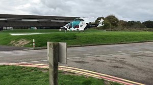 ‪A historic day at Maidstone Hospital, as the first ever landing takes place at our brand new landing pad. 🚁 ‬ ‪The first test landing took place today with Air Ambulance for Kent, Surrey & Sussex as we look forward to the official opening later this year. 👀‬ ‪A huge thanks again to the Help Appeal - County Air Ambulance Trust for making it happen! 👏‬ | Maidstone and Tunbridge Wells NHS Trust