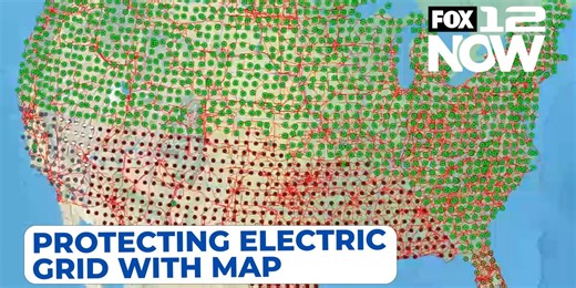 Protecting the electrical grid from EMP attacks, solar storms by mapping