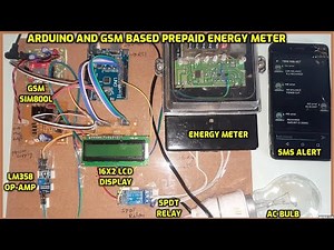 Prepaid Energy Meter using GSM and Arduino