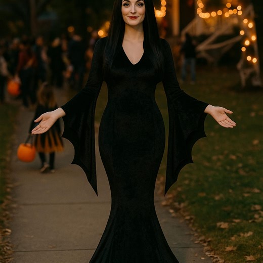 Black Gothic Dress – Classic Dark Academia Cosplay Outfit for Adults - Etsy UK