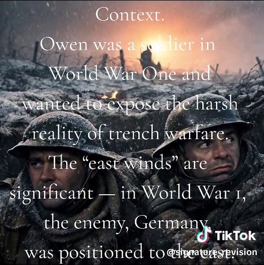 Wilfred Owen's Exposure: WW1 Trench Warfare Analysis