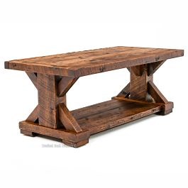 Western Winds Rustic Trestle Coffee Table