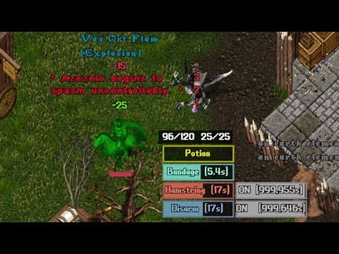 Ultima Online Outlands Poison Fencing/Archery Dexxer 1st PvP Fight
