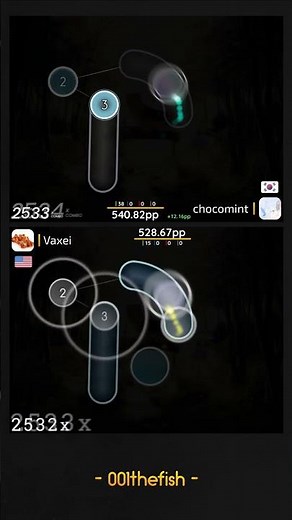 chocomint vs Vaxei! // xi - Double Helix (Akali) [Glissando] #osu #osugame