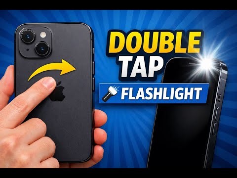 How to Turn On Flashlight with a Double Tap on iPhone