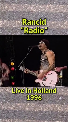 Rancid - "Radio" live in The Netherlands (1996) #rancid #punkrock #90spunk #timarmstrong