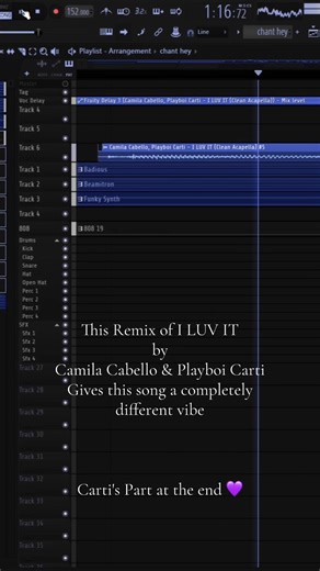Remix By @prodbyjenu on Youtube - Check out my Remix playlist to hear more 🖤 - Interested in Professional Quality Vocal Engineering or custom beats for your next song? DM me @prodbyjenu on Ig budget ready. - Tags: (Ignore) #playboicarti #playboicartiedits #playboicartiremix #flstudio #camilacabello
