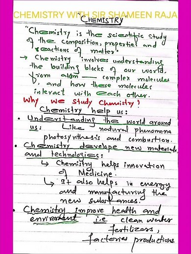 What is Chemistry and why we should study chemistry?