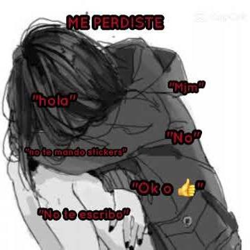 Me ganaste, me estas perdiendo o me perdiste?