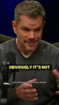 Matt Damon tells a great funny The Rainmaker story #shorts #funny