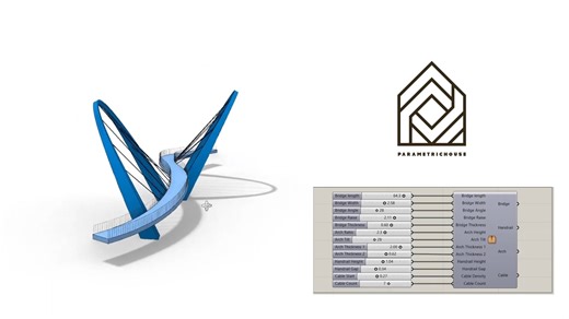 【转载严选】澳-伊丽莎白滨水码头人行桥参数化