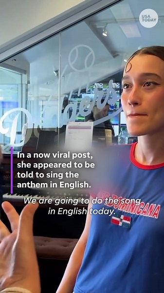 See Nezza's viral national anthem performance amazes Dodger Stadium
