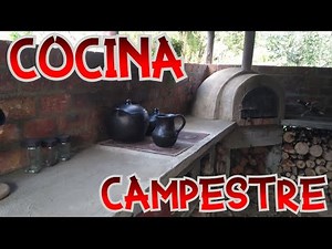 CONSTRUCTION OF COUNTRY KITCHEN/ STOVE/ OVEN