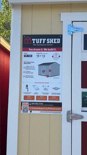 Storage Tuff Shed TR-700 size 10x12 #storage #tuffshed #outdoor #backyard #summer