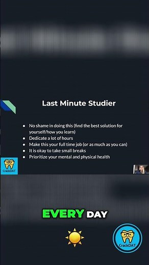 Cramming for DAT Exams: The Ultimate Last-Minute Study Guide for Dental Admission Test!