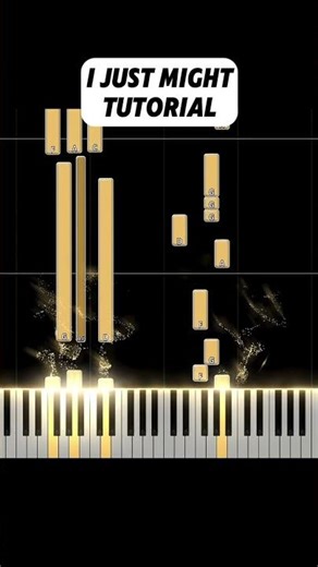 Bruno Mars - I just Might EASY Tutorial #piano #shorts