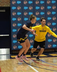 24K views · 930 reactions | Grace Berger was already in the gym on day one.  | Indiana Fever | Facebook