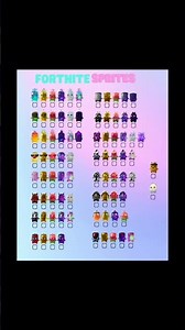 A new Sprite checklist for anyone who needs #fortnite #spritesheet