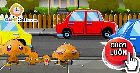 Game Chú khỉ buồn 4 - Game Monkey go happy 4 | Game24h