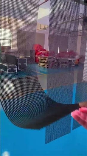 Flexible Holographic LED Film, linkable for seamless large display screen