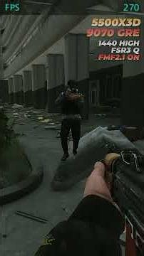 Ryzen 5 5500X3D in Tarkov Season 1 | Ground Zero + RX 9070 GRE