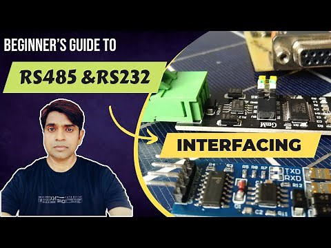 RS485 Communication Module, Difference between RS232 & RS485,Serial communication protocols