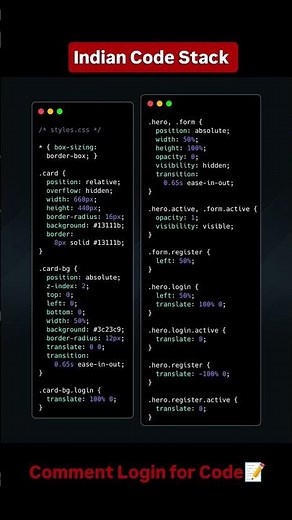 Creating a Dark Themed Login Form with HTML & CSS
