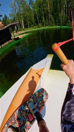 It was scary #pov #wakeboarding #fail