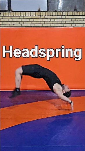Headspring tutorial ✌️ #gymnastics #parkour #wrestling #wrestler #ninja #tricking #martialarts