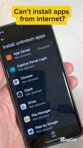 What to do to install apps from internet on smartphones #android #xiaomi #redmi #androidtips #shorts