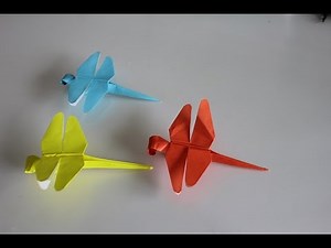 Origami Insect dragonfly