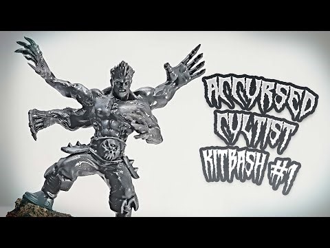 Kitbashing An Accursed Cultist Mutant for Chaos 40K [Part 1/8]