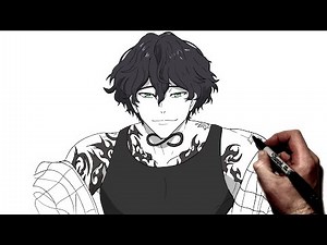 How To Draw Endo Yamato | Step By Step | Windbreaker