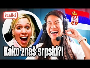 Asian girl speaks Serbian and surprises teachers on italki