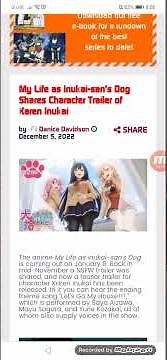 My Life as Inukai-san’s Dog Shares Character Trailer of Karen Inukai