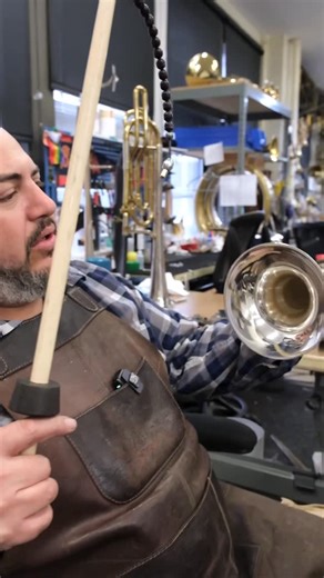 J. Landress Brass | Taking dents out of tight places with this technique 👀 Another quick shop insight with Josh on one of the ways we approach dent work on... | Instagram