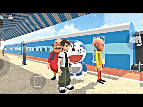 🚆 Doraemon Motlu Patlu Ben 10 Train Adventure | Indian Thoft Auto Simulator