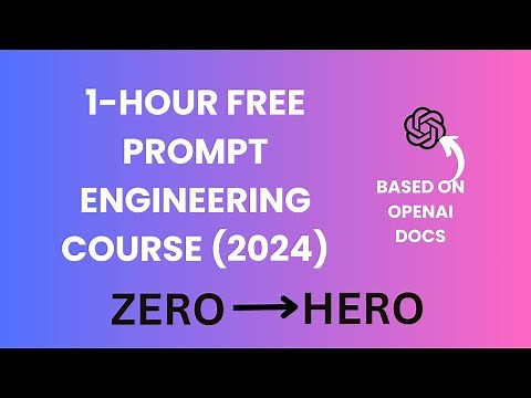 Ultimate Prompt Engineering Course 2024: Tools, Use Cases & Concepts (Free Course)