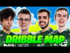 Rocket League Pros race each other in a Dribble map.. (ft. Squishy, JSTN, Musty, GarrettG & Sizz)