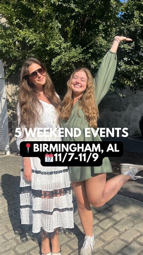 ✨WEEKEND EVENTS (11/7–11/9): Hey, Birmingham! We found 5 of the coolest events happening in the Magic City this weekend. Check it out! 👇 🎁11/6-11/9: Christmas Village Festival — 700 Booths of shopping food! 📍@thebjcc | 2100 Richard Arrington Jr Blvd N 🎟️Adults: $17 | Kids: $5 🏀11/7: Birmingham Squadron vs. Austin — season opener! 📍@legacyarena | 1898 9th Ave N ⏰ 7PM 🎟️$35 🏃‍♀️11/8: UAB Veteran’s Day 5K Race & Fundraiser 📍@railroadpark | 1600 1st Ave S ⏰8AM-11AM 🎟️$45 🎃11/9: Pumpkin Sm