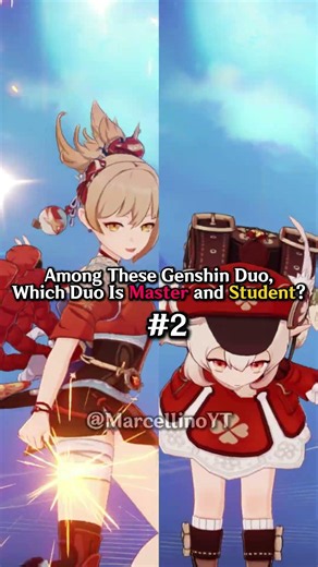 Can You Guess Which Duo Is Master and Student? 😆#genshinimpact